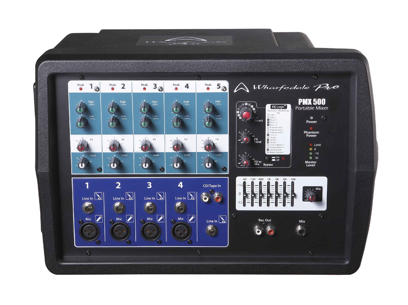 Wharfedale PMX 500 Portable Powered Mixer